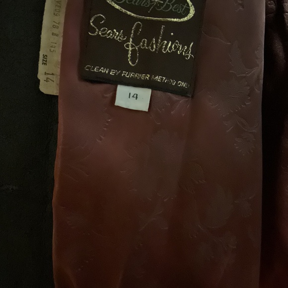 Vintage Real Black Mink coat 1970’s - Picture 4 of 7